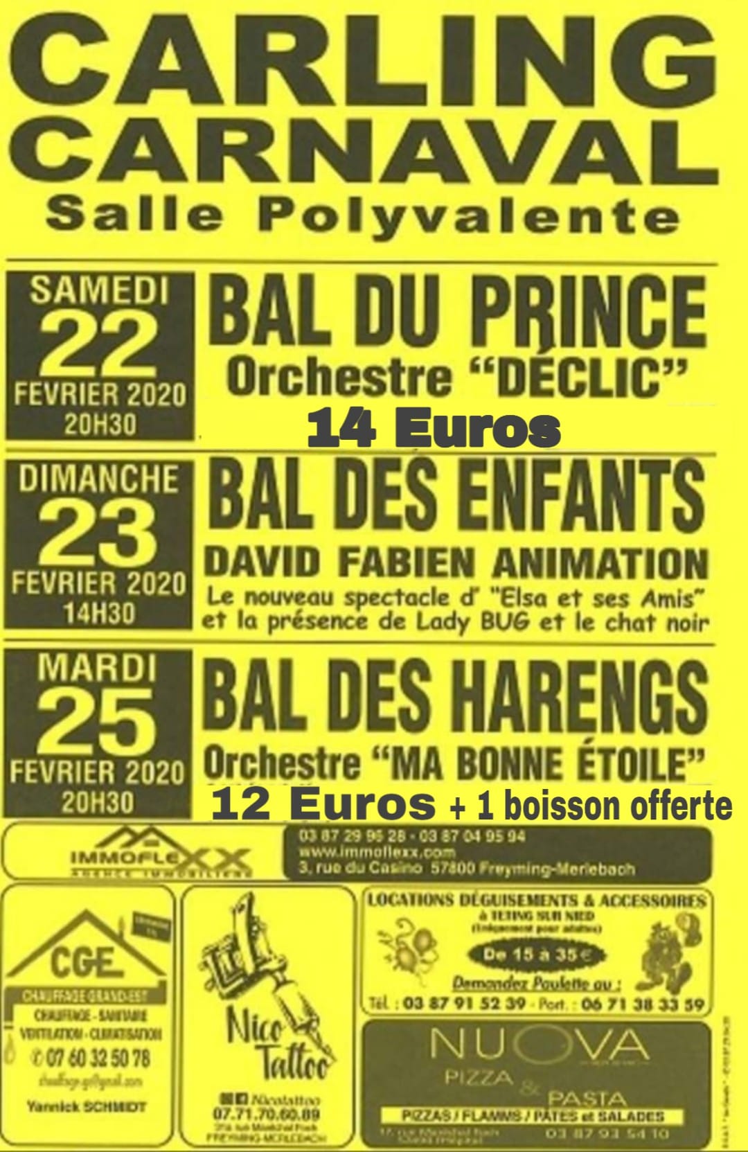 Bal Du Prince A Carling Orchestre Declic Alsace