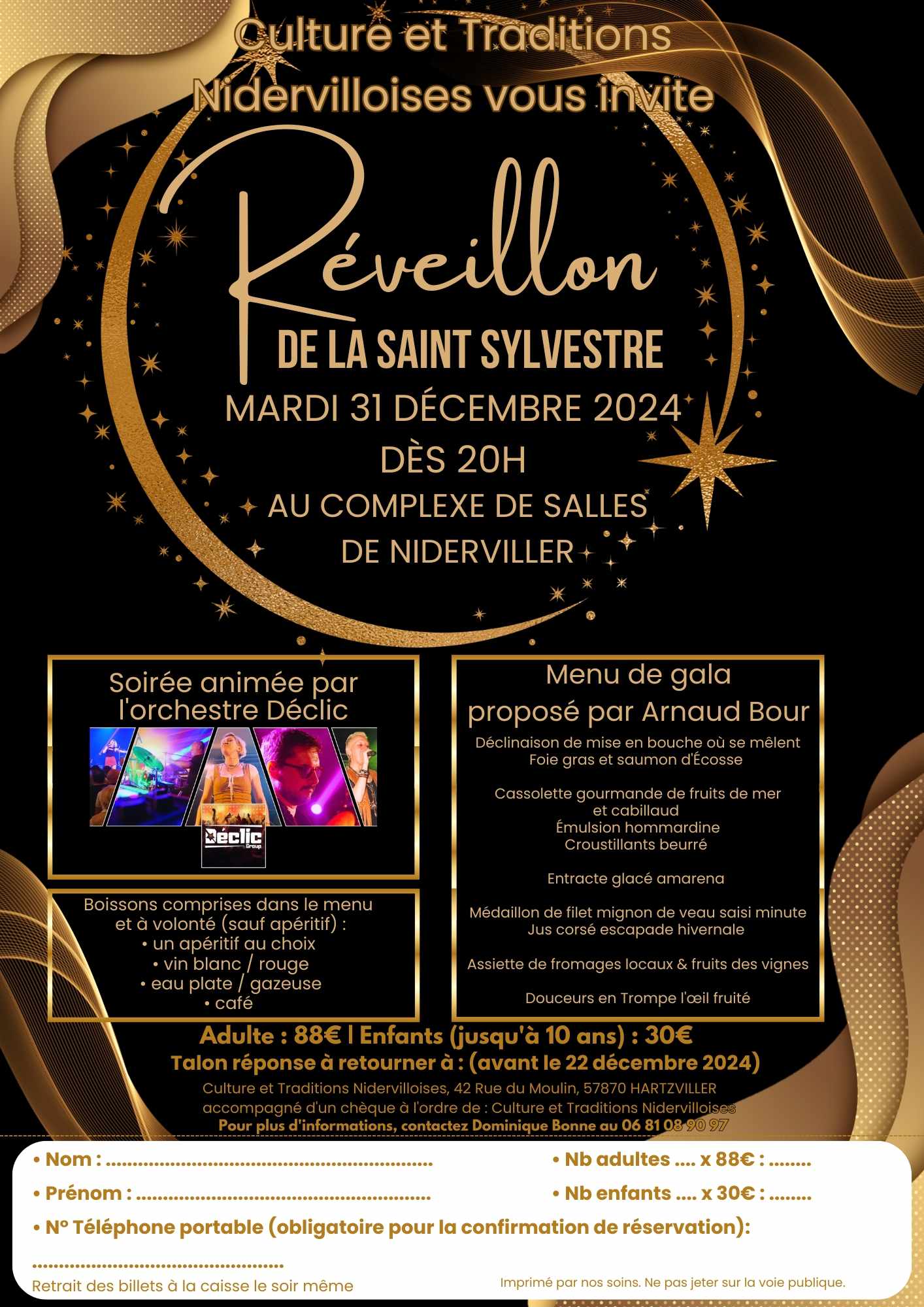 GALA REVEILLON DE LA SAINT SYLVESTRE