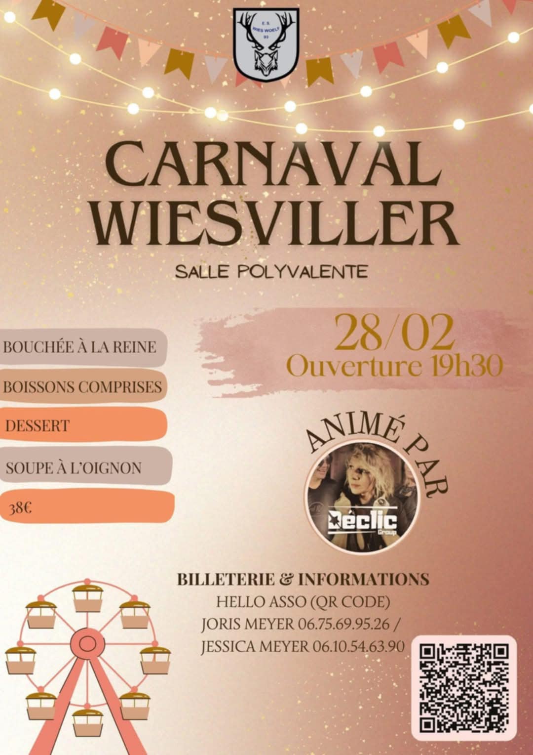 Soirée Carnavalesque avec repas